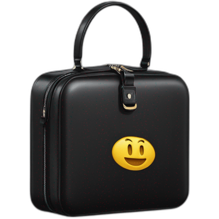 Balenciaga black lunchbox bag  emoji