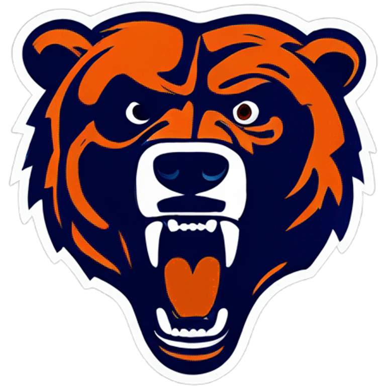 Chicago bears nfl logo emoji