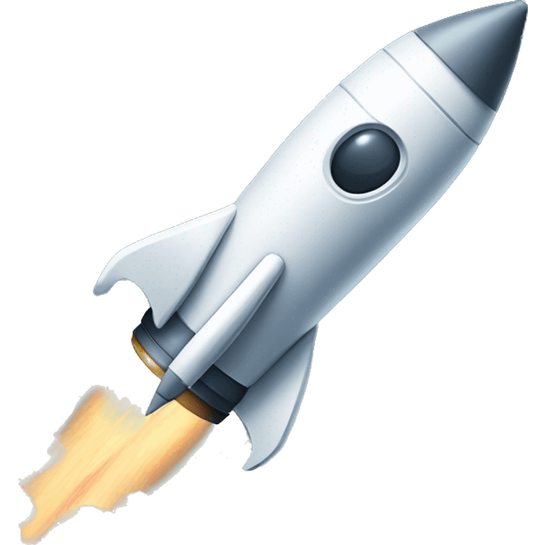 rocket flying against the background of an analytics chart in telegram emoji