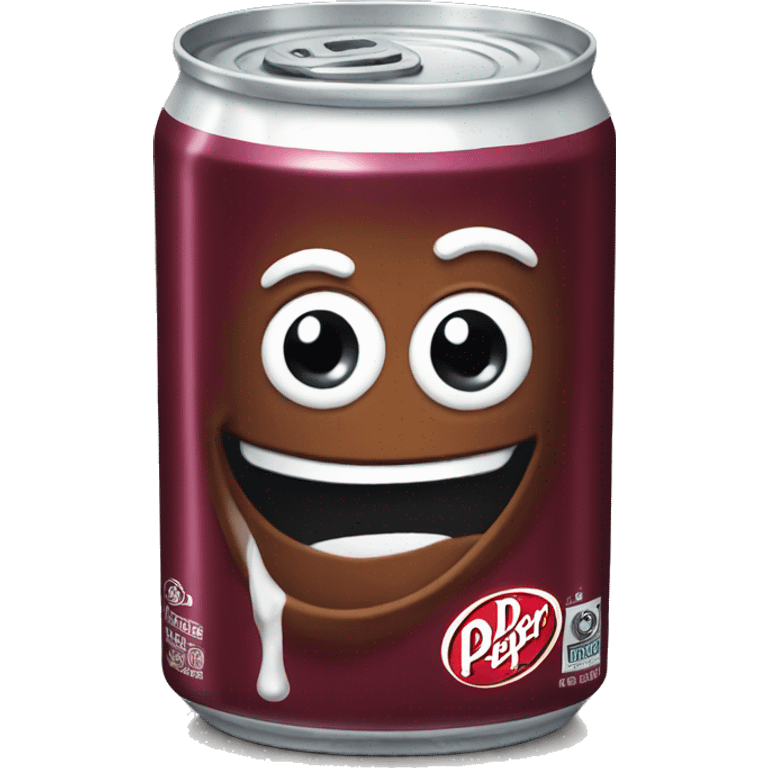 A can of Dr pepper emoji