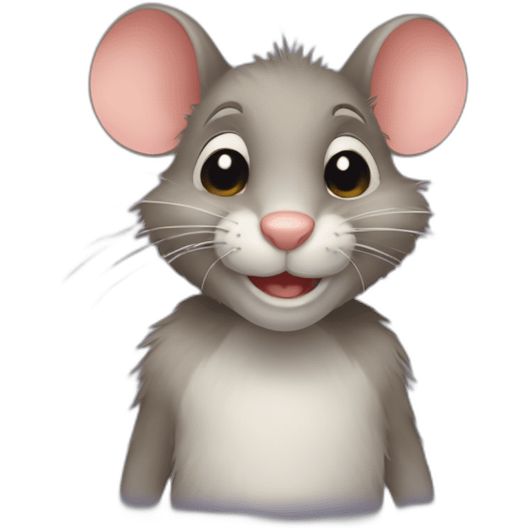 Anthropomorphic Furry mouse emoji