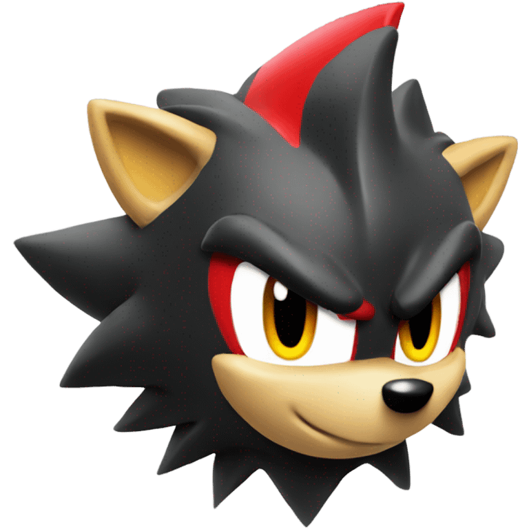 Super shadow the hedgehog emoji