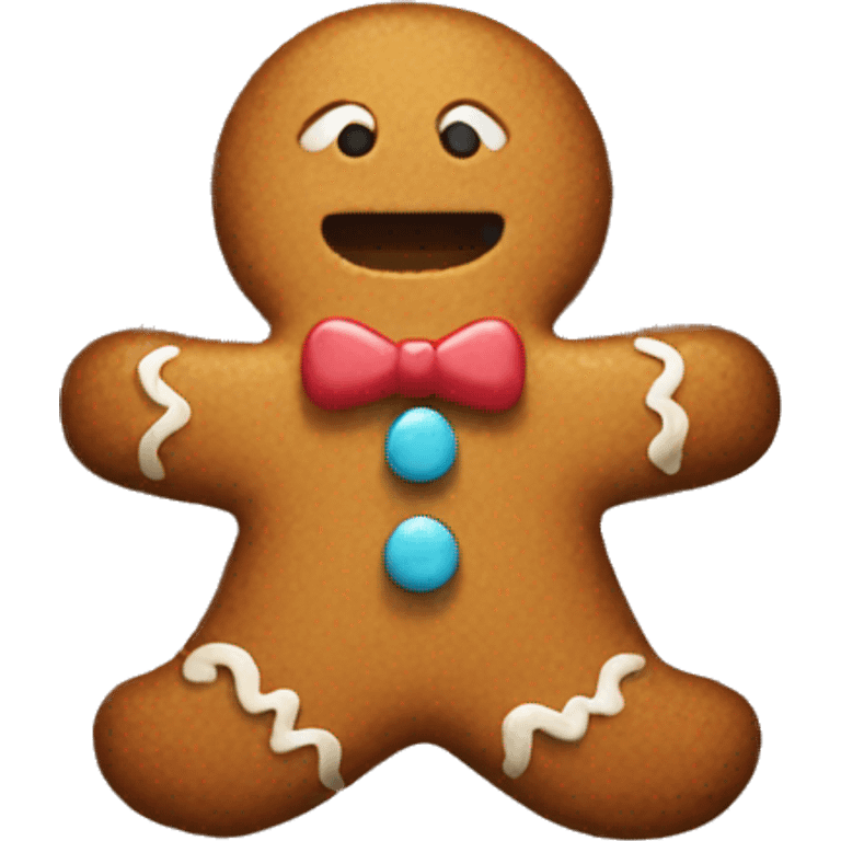 gingerbread man  emoji