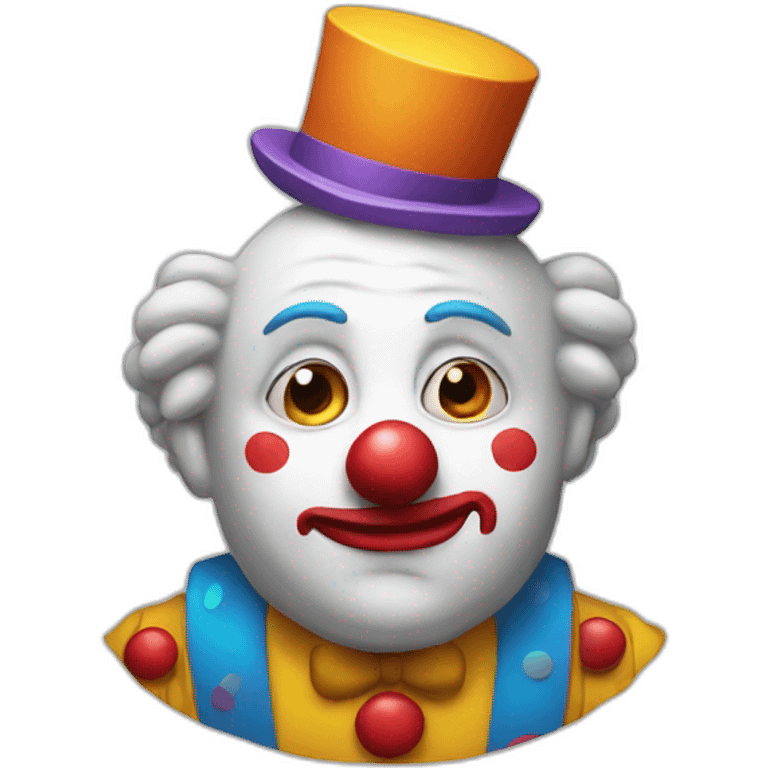 thinking-clown emoji