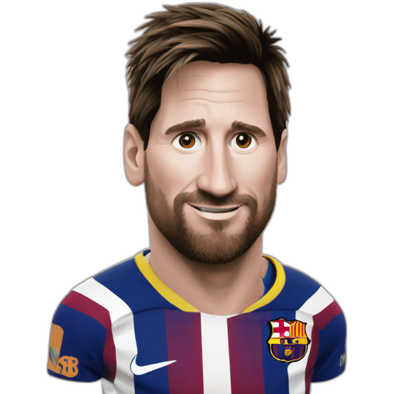 Messi sur une orque emoji