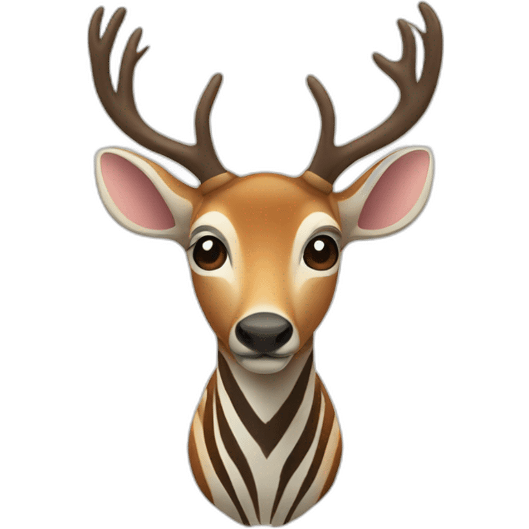 Deer Zebra emoji