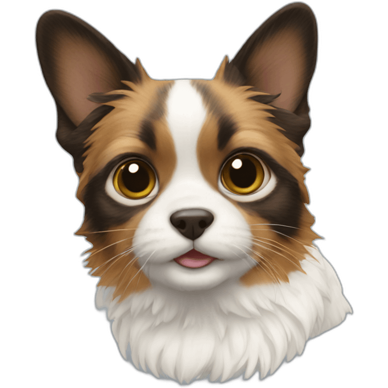 chat papillons emoji