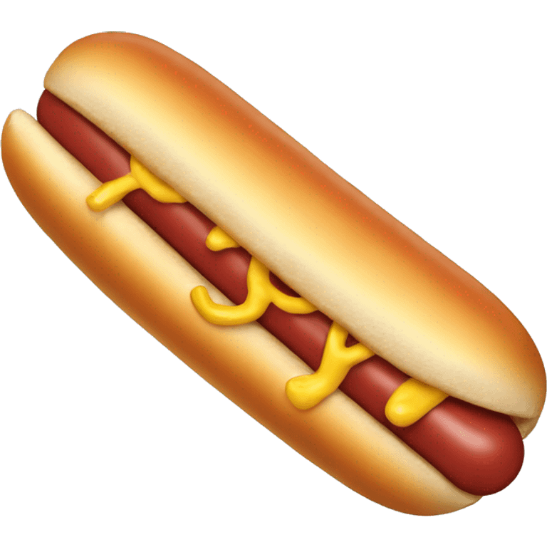 Juicy hotdog emoji