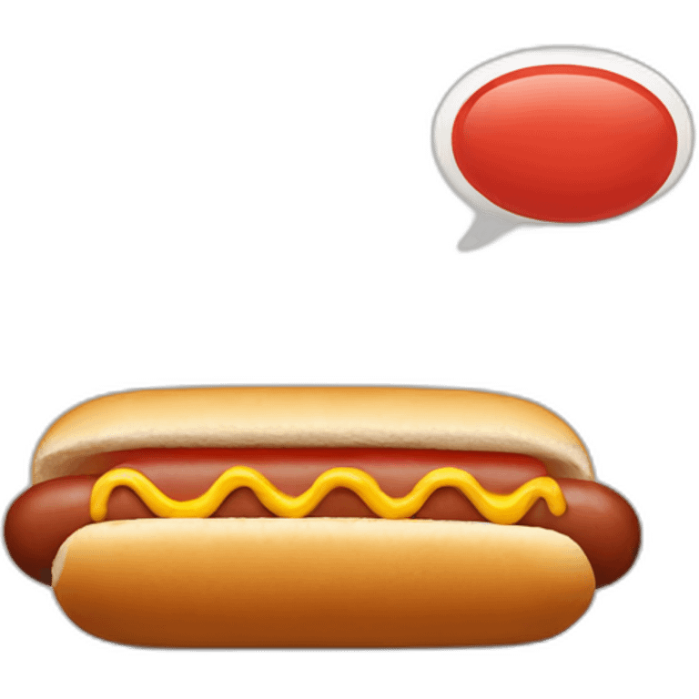 Hotdog emoji