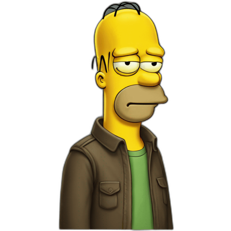 homer simpson rasta emoji