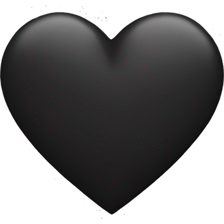 Black heart  emoji