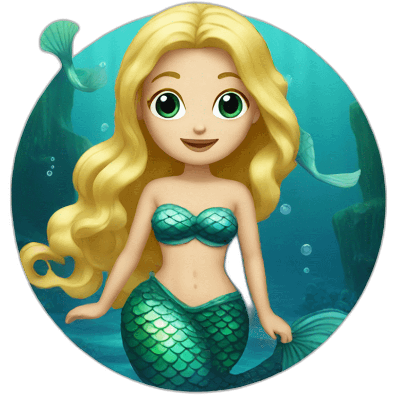 blond mermaid emoji