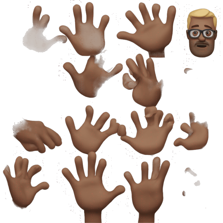 man with a 🧢, 🕶️ and those hands - 🤟🏻 emoji