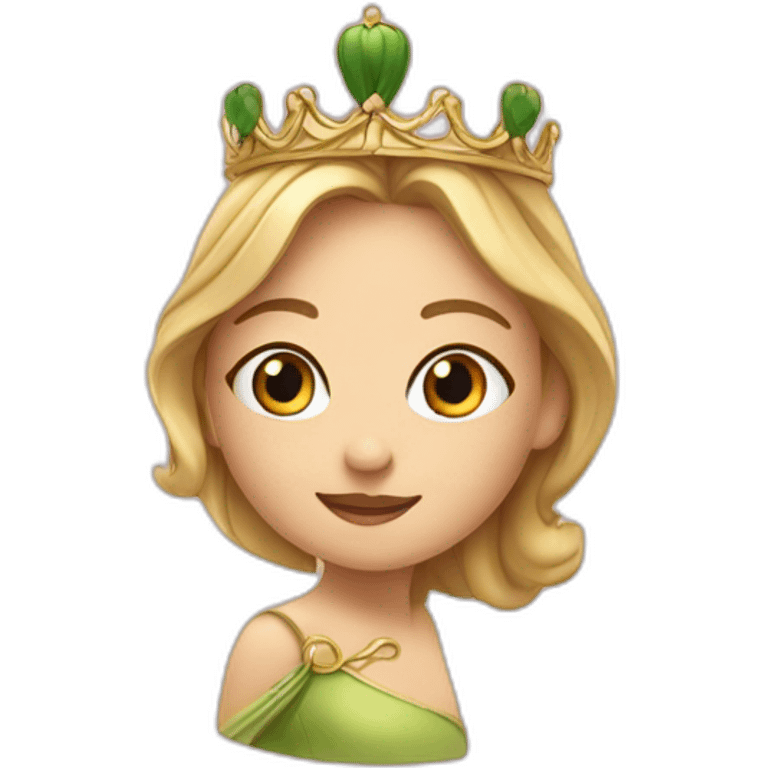 Princesse sur un cannard emoji