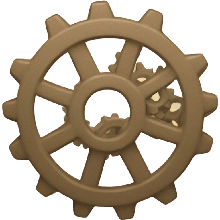 pour sand in gears emoji