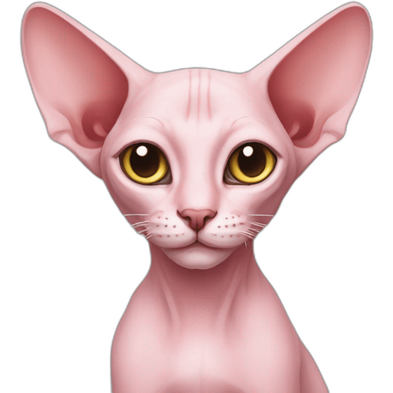 Pink-sphinx-cat emoji