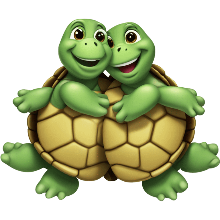 turtle in love emoji