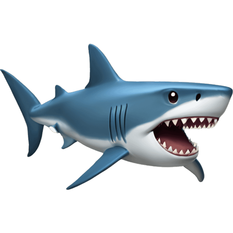 Shark tiger beach emoji