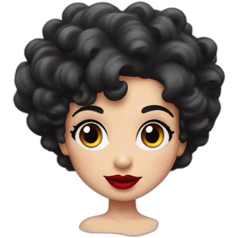 Betty boop emoji