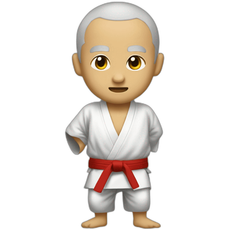 Gichin Funakoshi + karate emoji