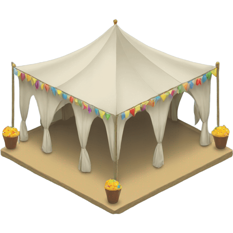 Large party tent emoji