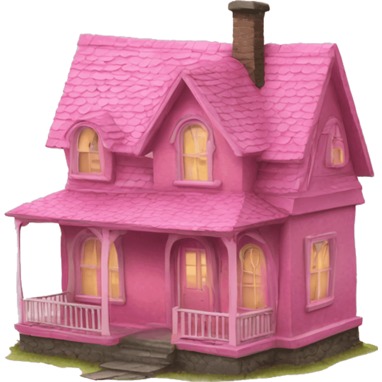 pink coraline house emoji