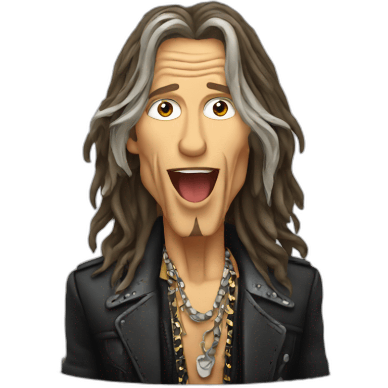 steven tyler singing emoji