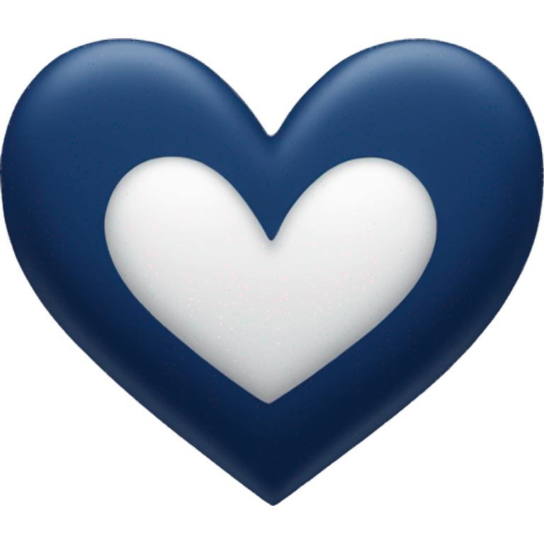 navy blue heart emoji