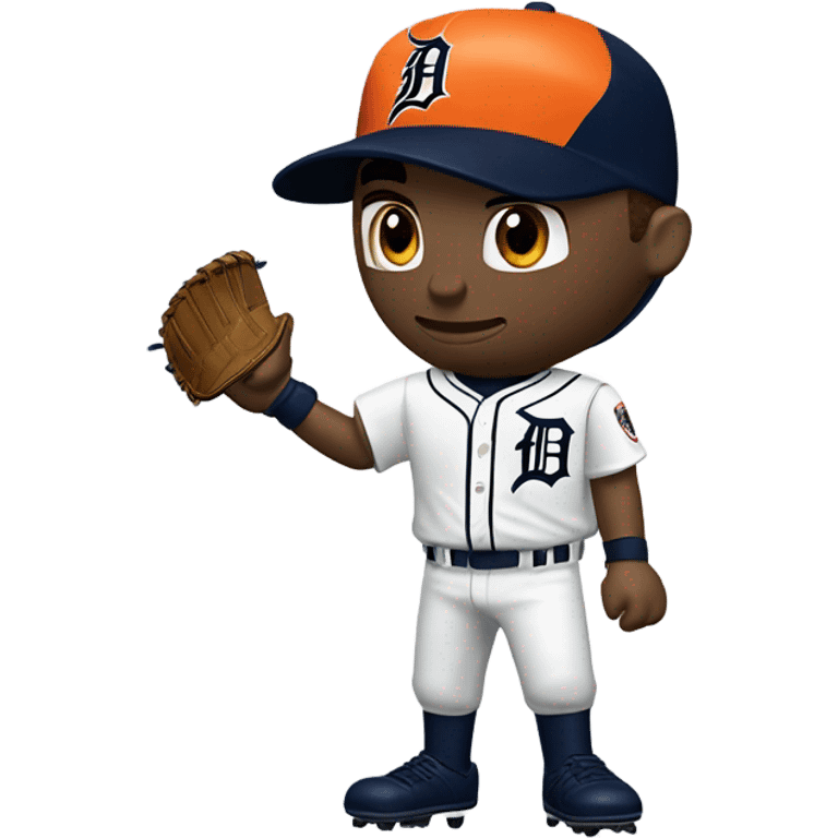 Detroit tigers baseball player emoji