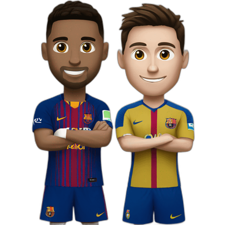 ronaldo and messi emoji