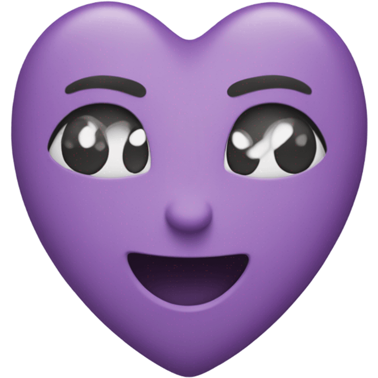 Corazón lila emoji