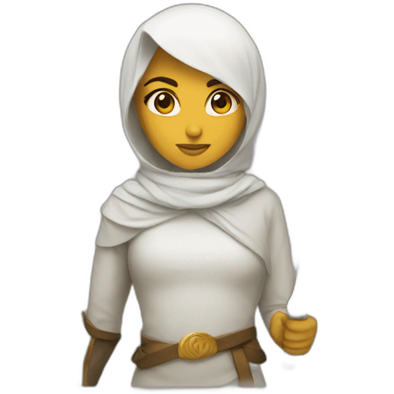 Muslima warrior emoji