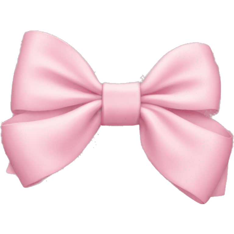 light pink bow on light pink bow emoji