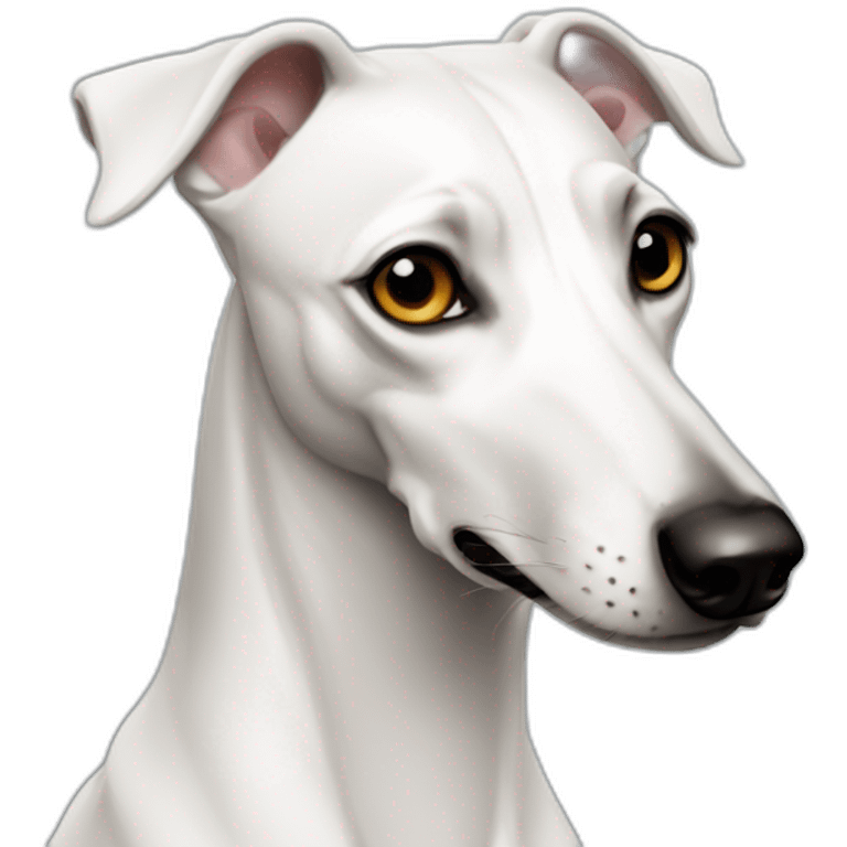 white whippet emoji