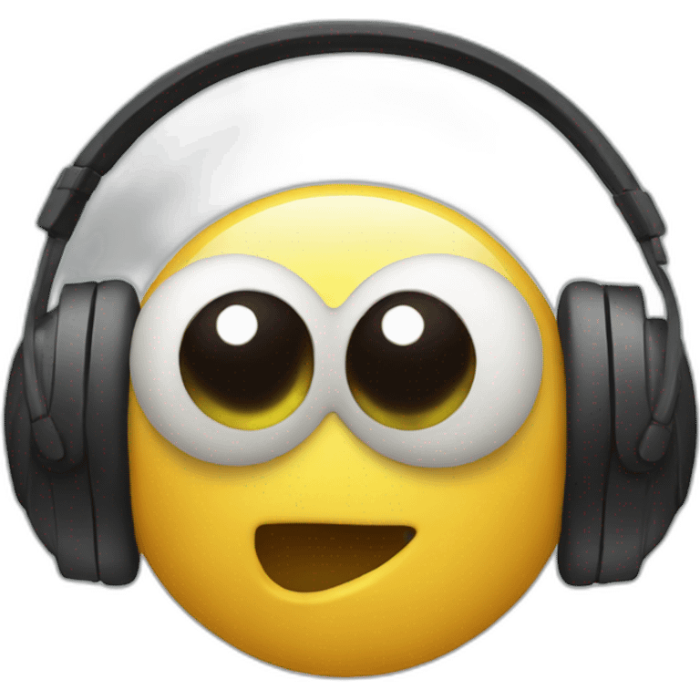 bug with headphones emoji