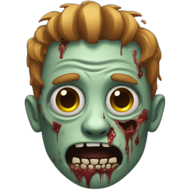 funny zombie emoji