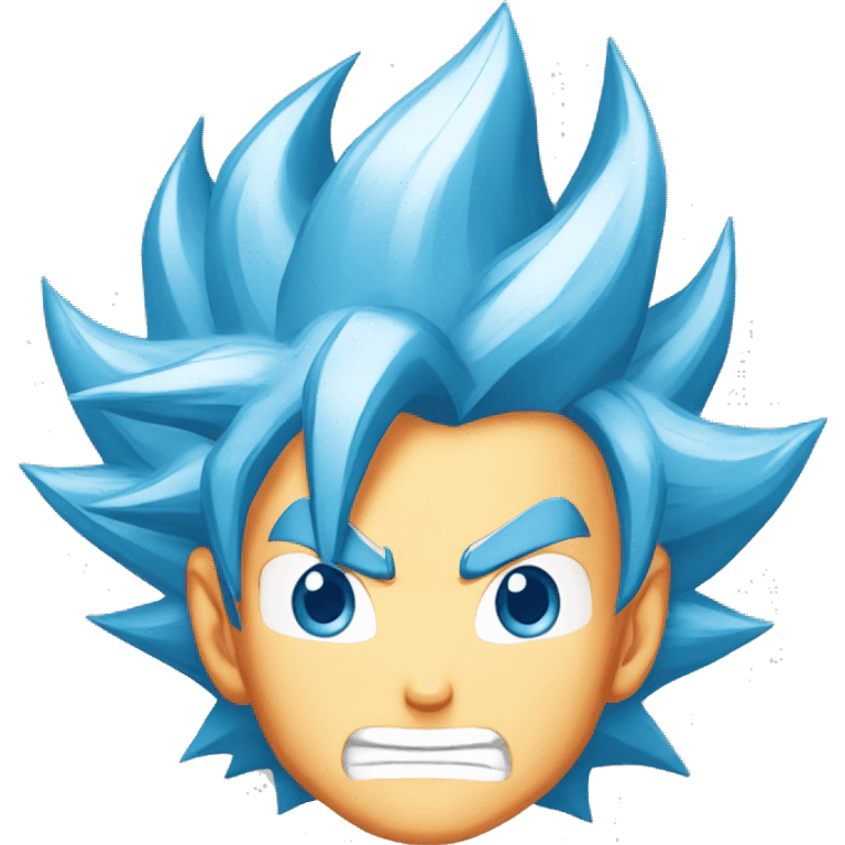 sangoku super sayan blue emoji