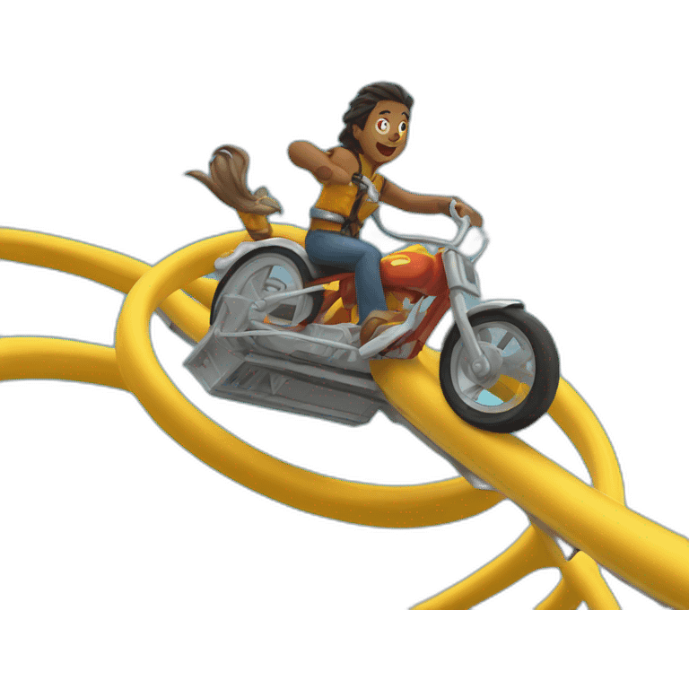 Ride the cyclone emoji