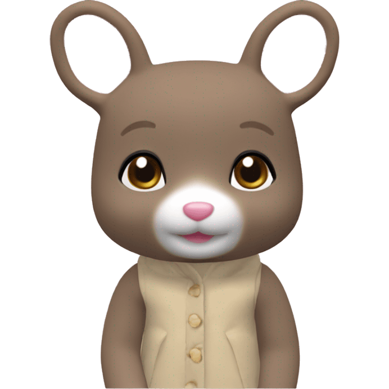 sylvanian families pink emoji