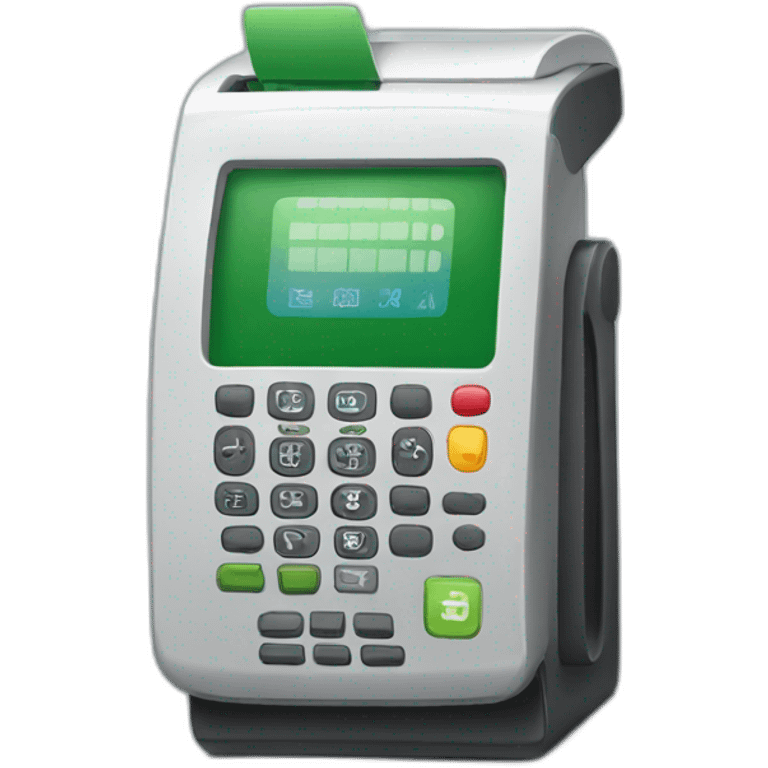 Payment terminal phone emoji