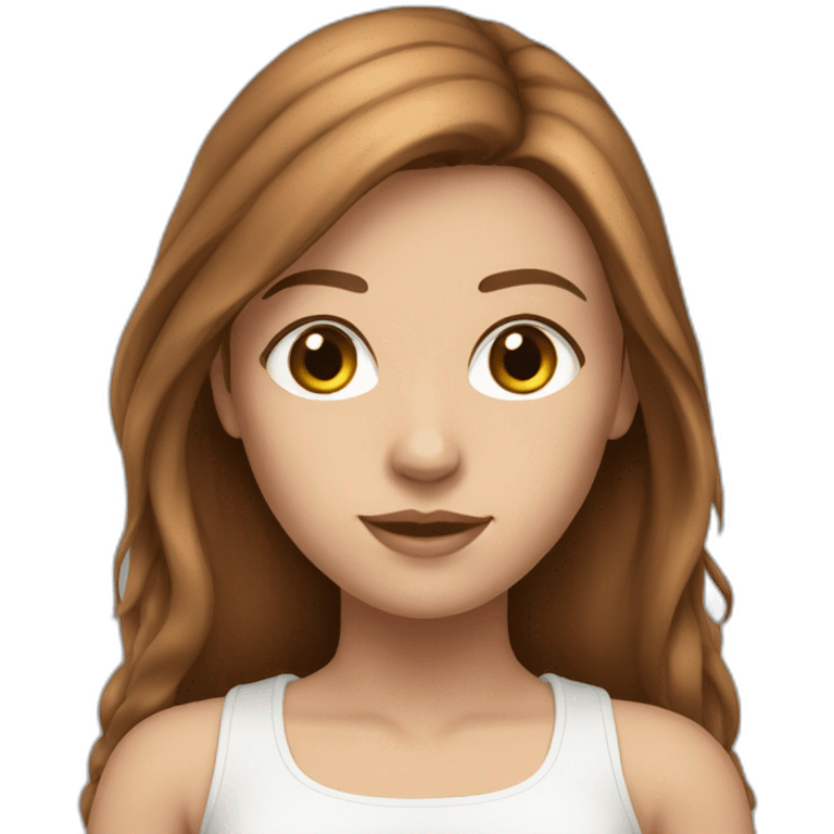 white-girl-with-long-brown-hair-wearing-crop-top emoji