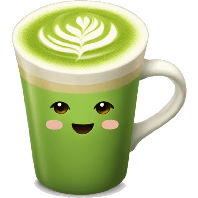 Matcha latte emoji