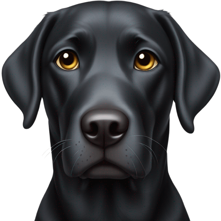 Black lab emoji