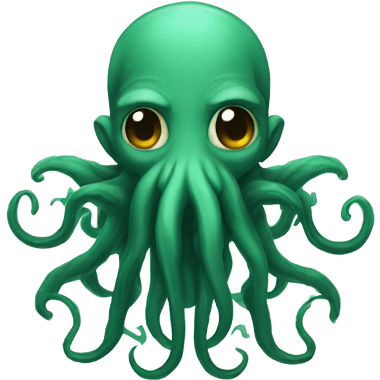 Cthulhu long hair  emoji