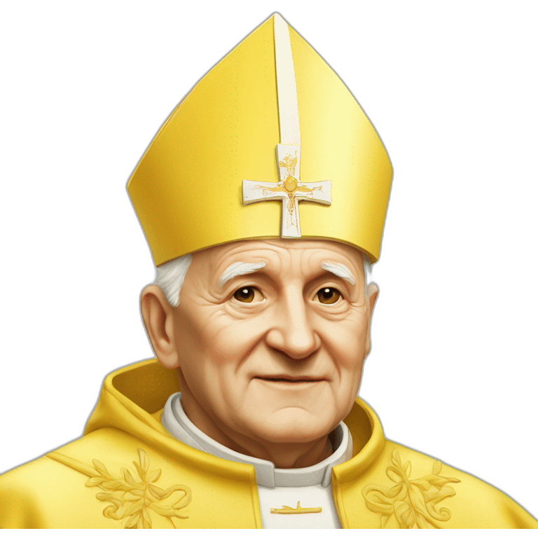 yellow-pope-john-paul-ii emoji