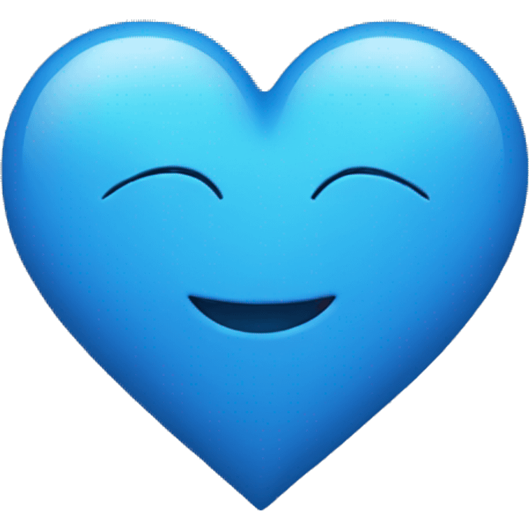 blue heart emoji