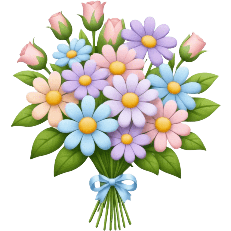 Small Pastel bouquet emoji