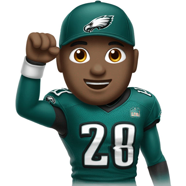 Philadelphia Eagles fan emoji