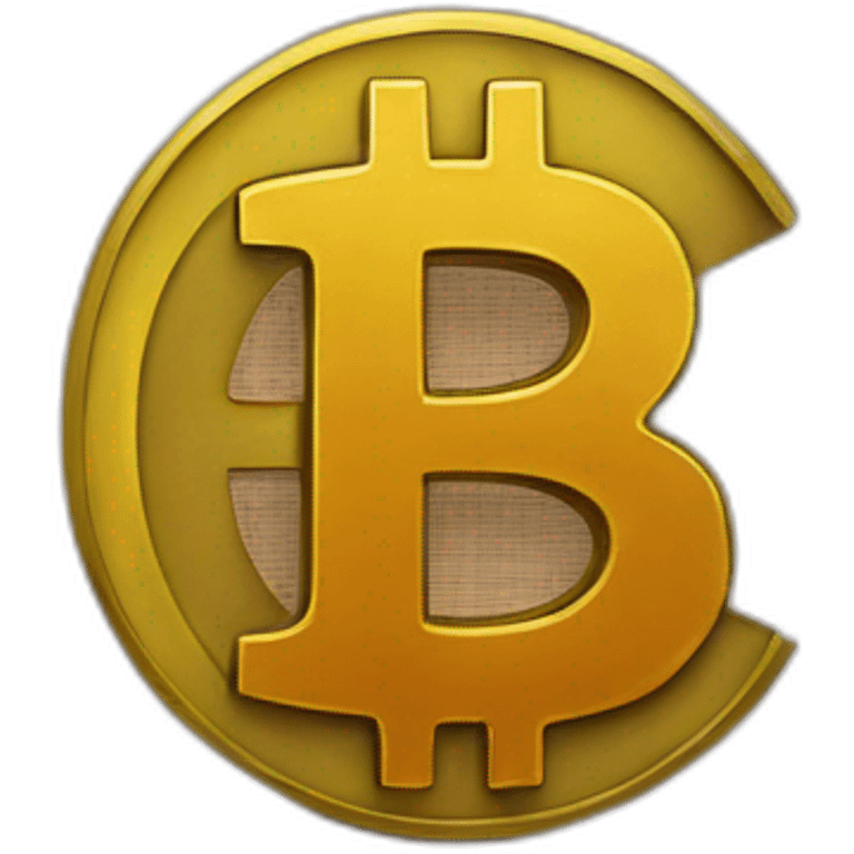 bitcoin with letter c emoji