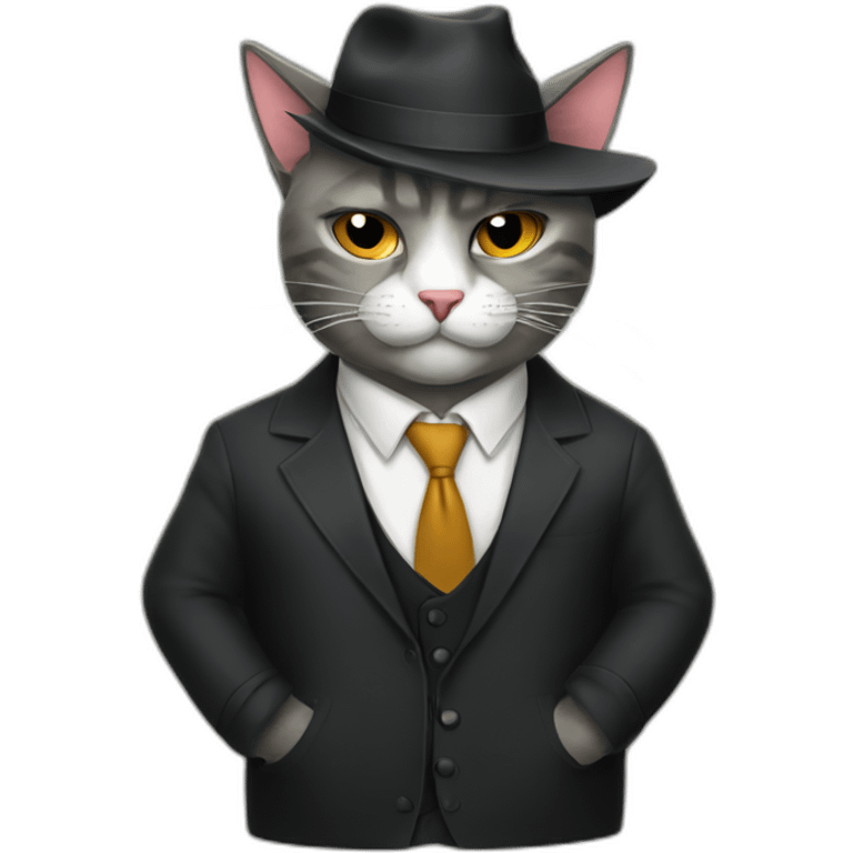 Mafia cat emoji